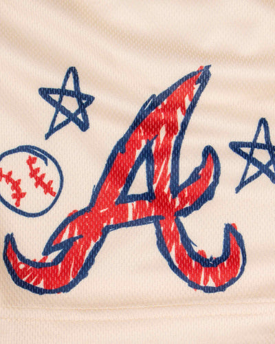 Crayon Series Diamond Air Youth Mesh Shorts - Atlanta Braves - Baseballism Online