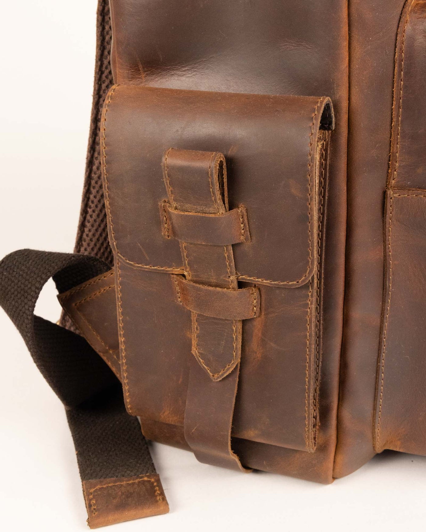 Gehringer Glove Leather Backpack - Baseballism Online
