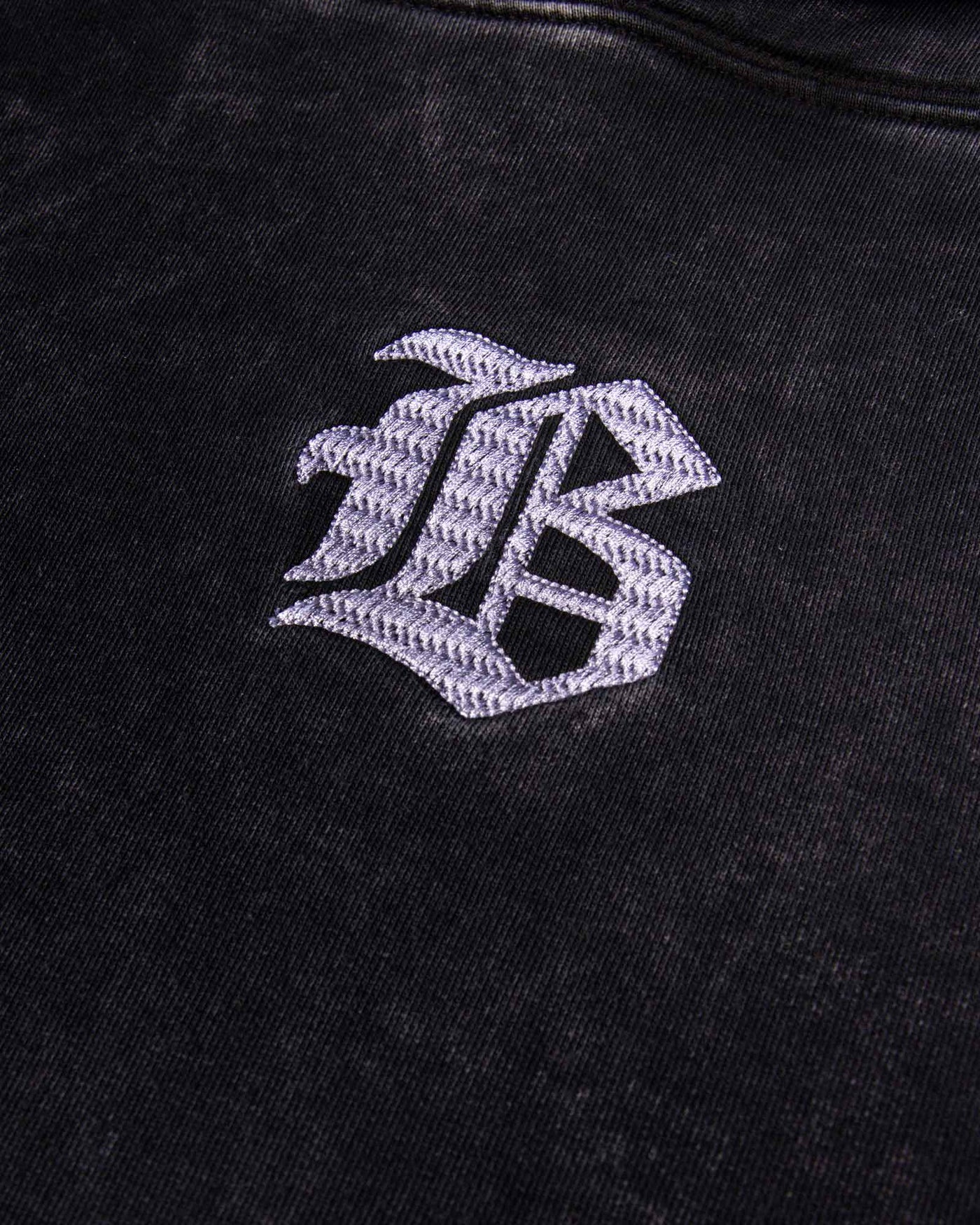 Ballplayer B Oversized Acid Wash Hoodie - Baseballism Online