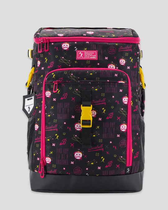 black faux leather backpack with gold zippers Binca Textured Black & Gold Zipper Backpack with Suberhide
