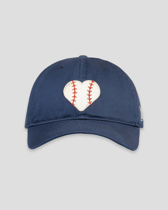 【OPEN YY】Woven YY HEART BONE BALL CAP YY HEART BONE BALL CAP, NAVY