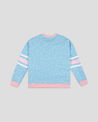 Yuvi Christmas Sweater (Light Blue) - Youth