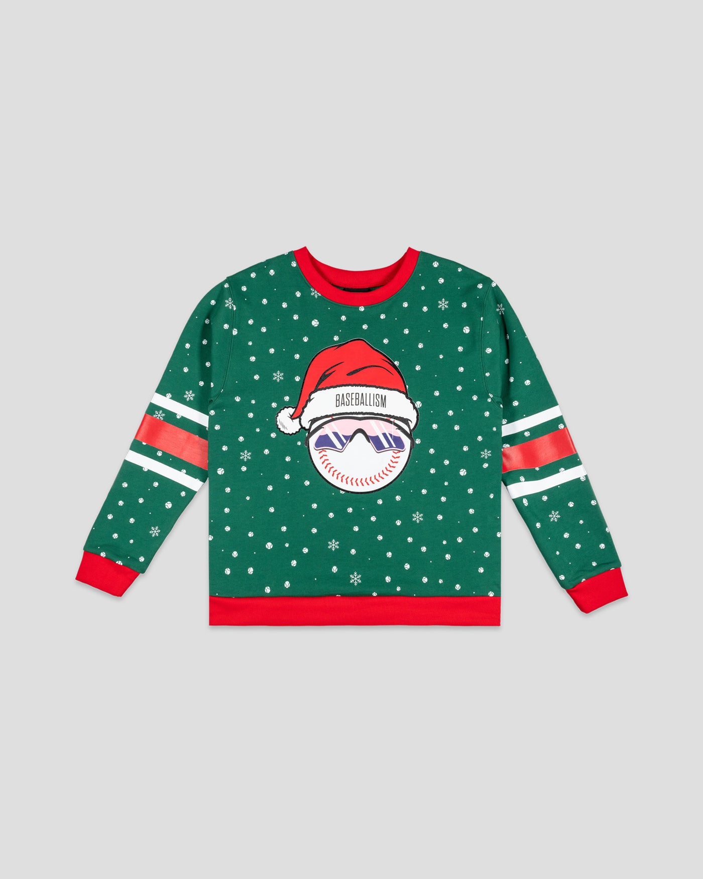 Yuvi Christmas Sweater (Green) - Youth