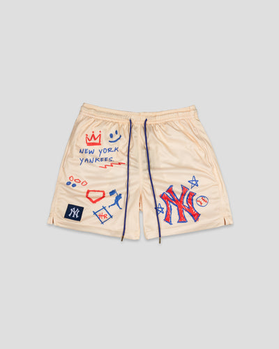 Crayon Series Diamond Air Youth Mesh Shorts - New York Yankees - Baseballism Online