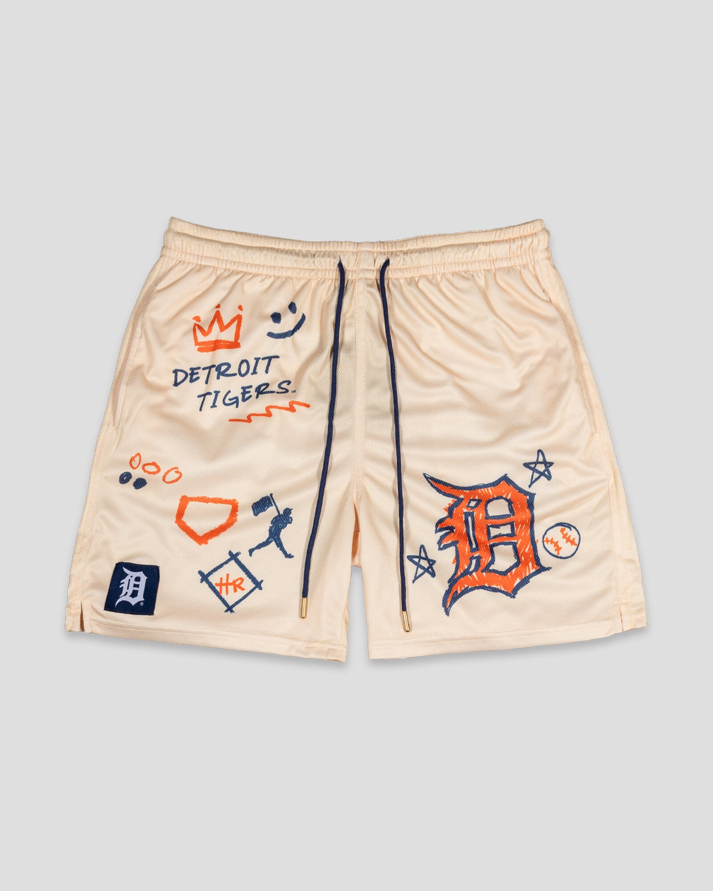 Crayon Series Diamond Air Mesh Shorts - Detroit Tigers