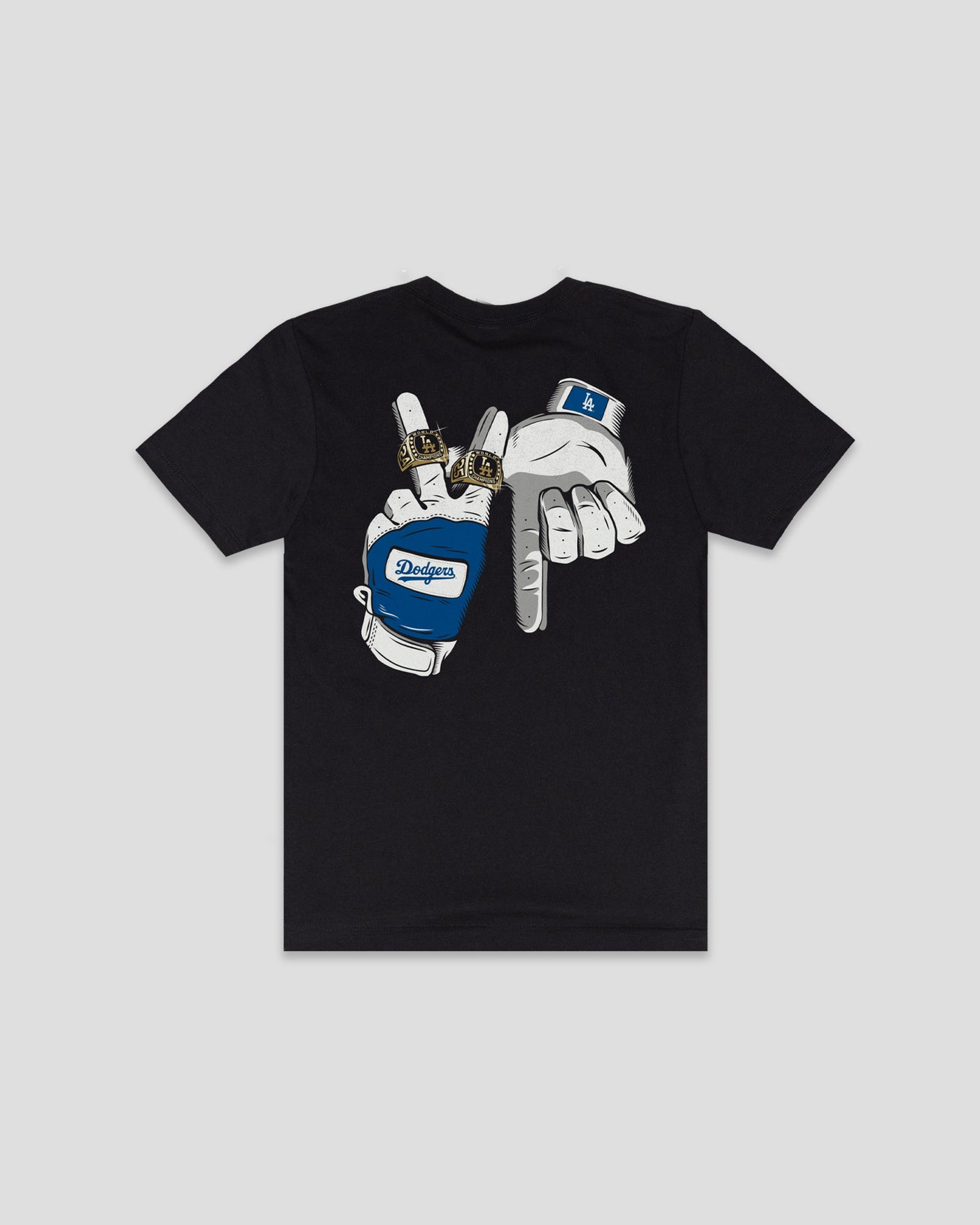 Los Angeles Dodgers Back '2' Back World Series Youth T-Shirt - (PREORDER SHIP DATE 1/1/2026)