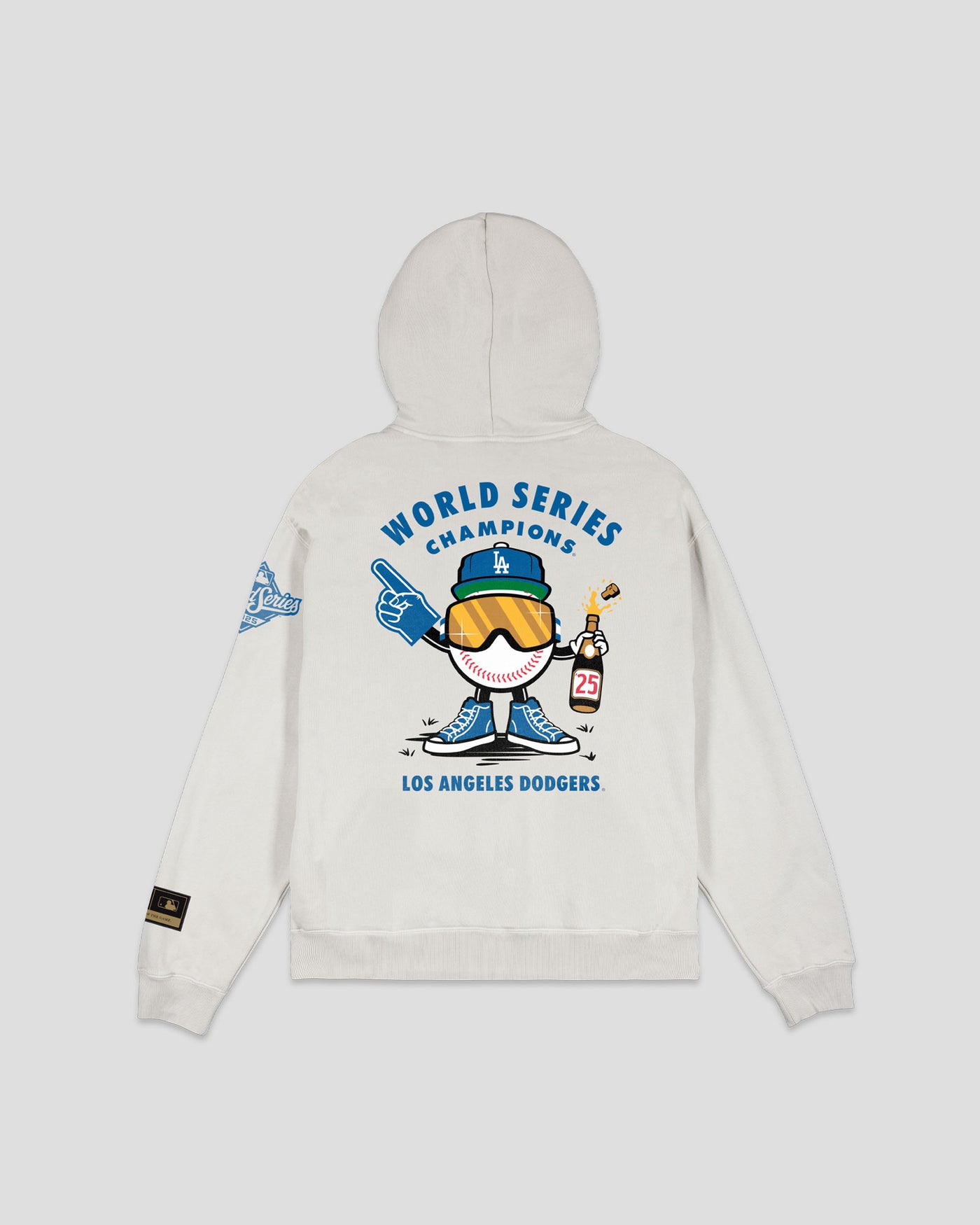 Los Angeles Dodgers World Series Champagne Shower Hoodie (PREORDER SHIP DATE 1/1/2026)