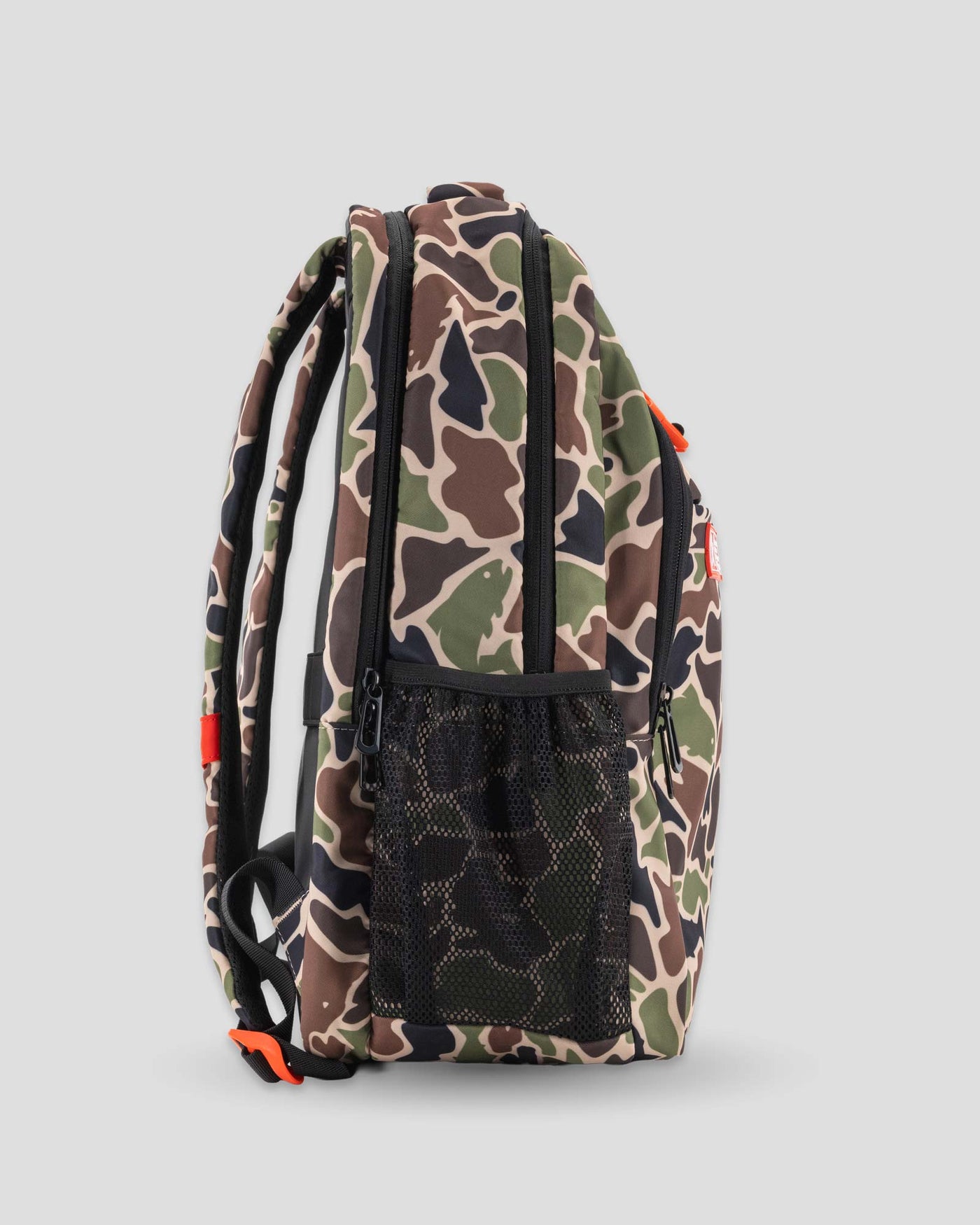 Angler Camo No Fear Cap Clip Backpack
