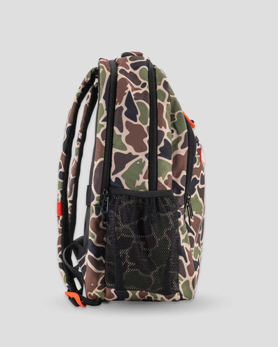Angler Camo No Fear Cap Clip Backpack