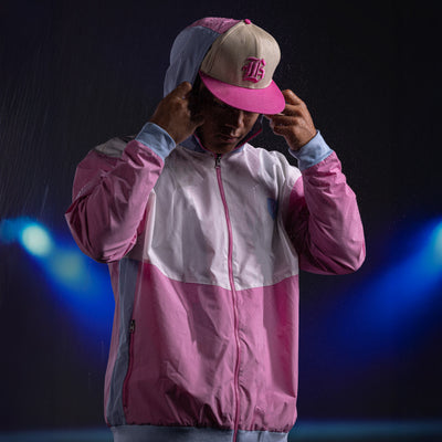 Shutout Retro Windbreaker - Cotton Candy