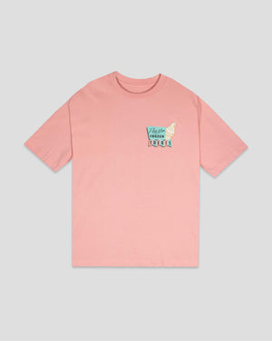 Frozen Treats Ice Cream Sundae Pima Cotton T-Shirt - Strawberry - Baseballism Online