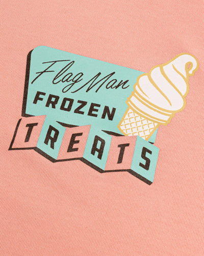Frozen Treats Ice Cream Sundae T-Shirt (Strawberry) - Youth - Baseballism Online
