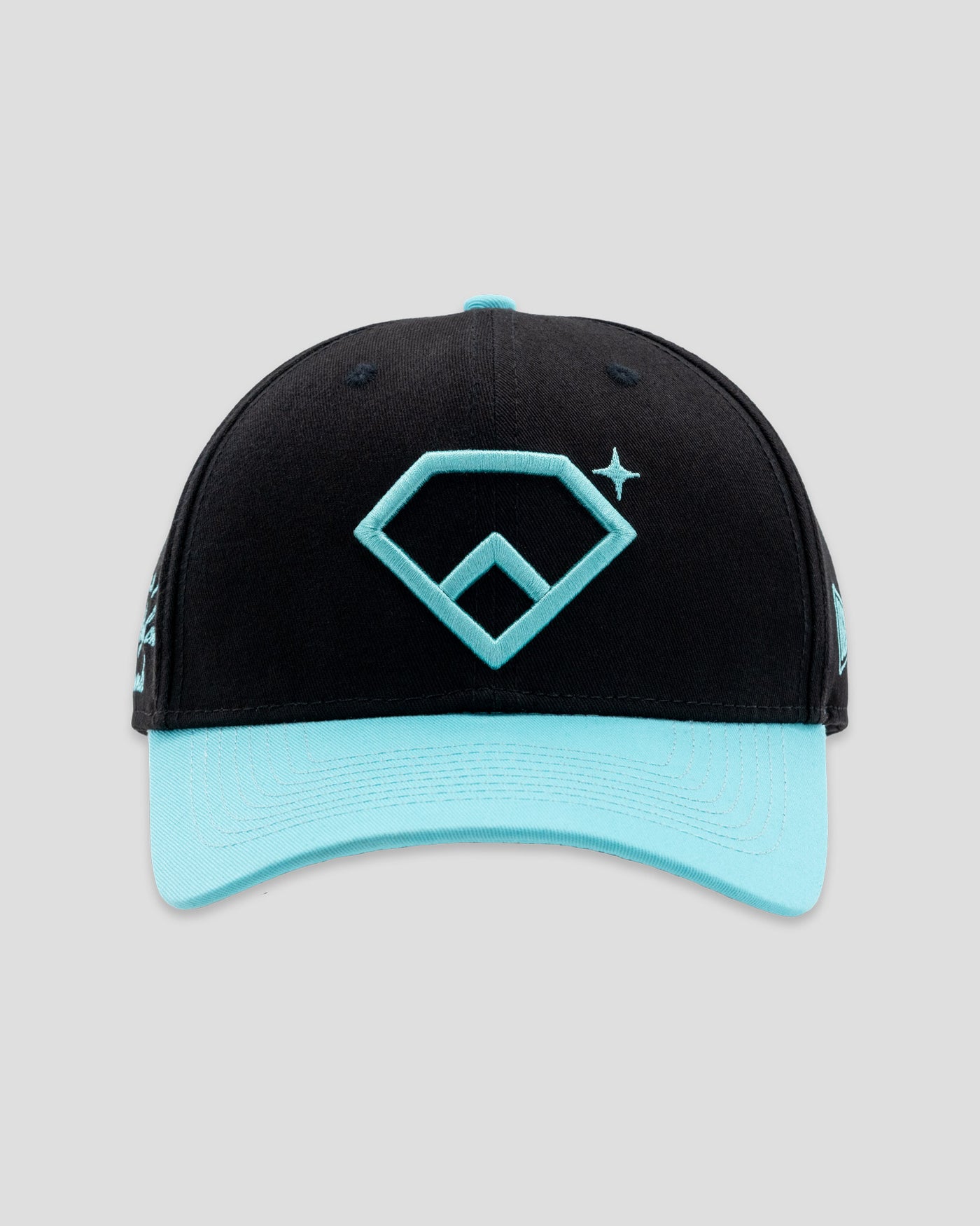 A Game So Fine Shallow Crown Fan Cap - Black