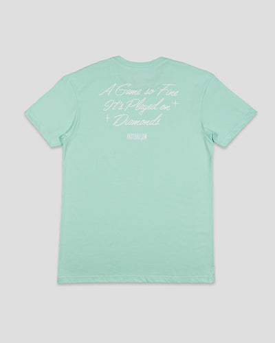 A Game So Fine Women's Warm-Up Tee - Teal