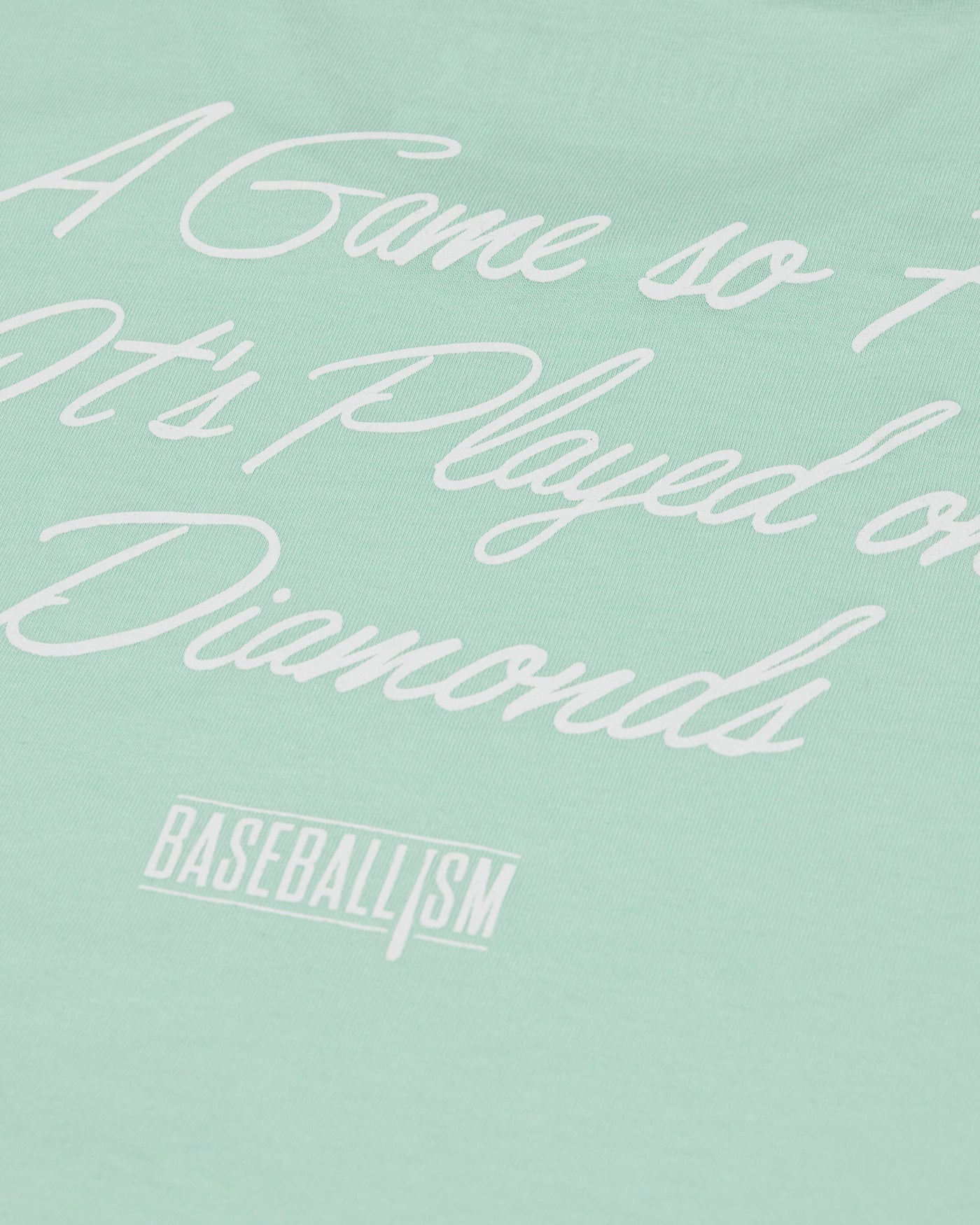 A Game So Fine Women's Warm-Up Tee - Teal