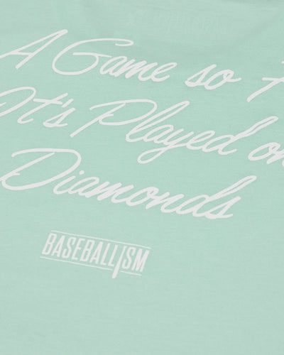 A Game So Fine Women's Warm-Up Tee - Teal