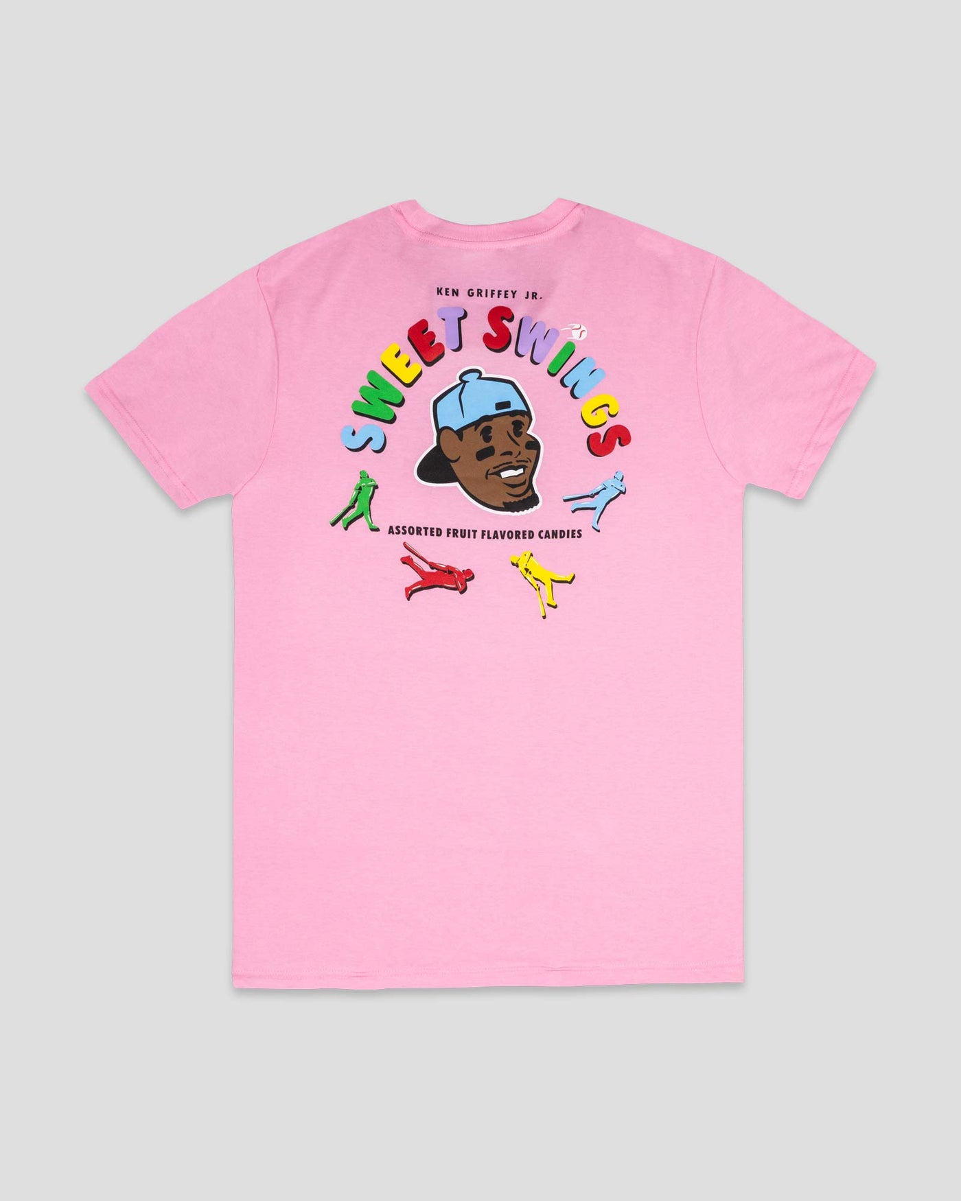 Griffey Jr. Sweet Swings Gummy Candy T-Shirt - Pink