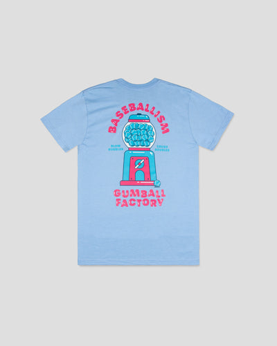 Gumball Factory T-Shirt (Light Blue) - Youth
