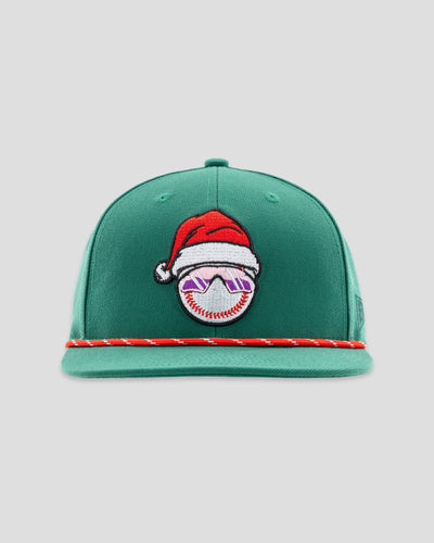 Happy Place Holiday Pro Style Rope Cap - Green - Baseballism Online