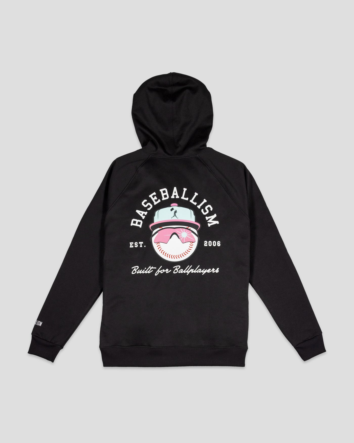 Happy Place Hoodie - Black - Baseballism Online