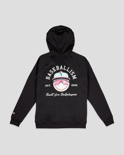 Happy Place Hoodie - Black - Baseballism Online