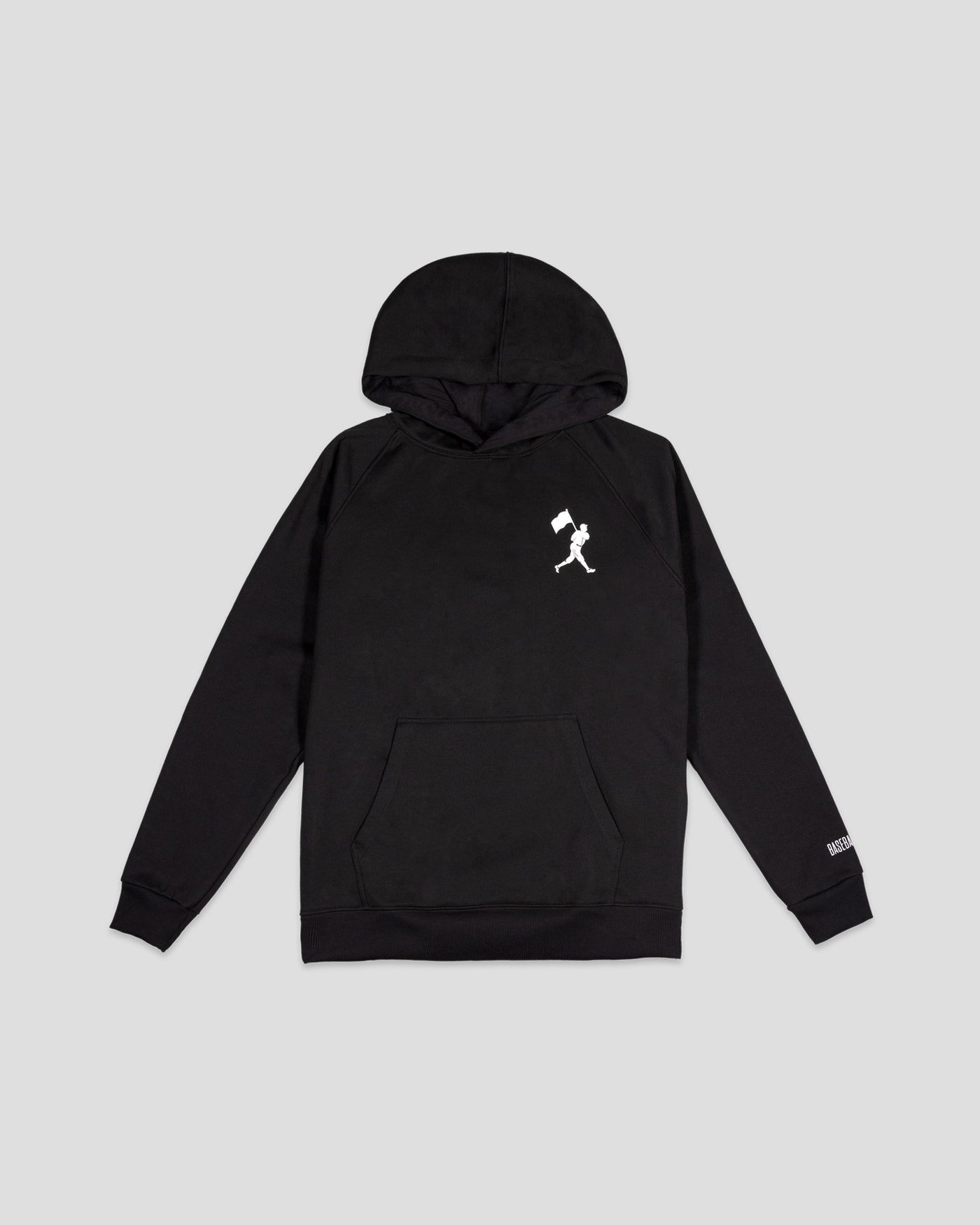Happy Place Hoodie (Black) - Youth - Baseballism Online