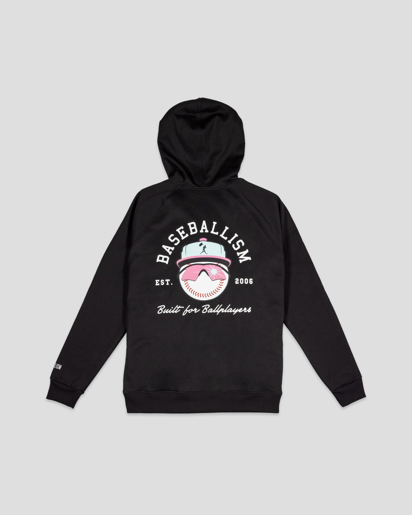Happy Place Hoodie (Black) - Youth - Baseballism Online