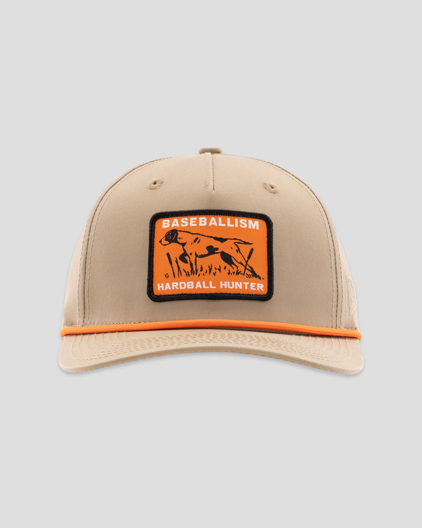 Hardball Hunter Five Panel Rope Cap - Brown - Baseballism Online
