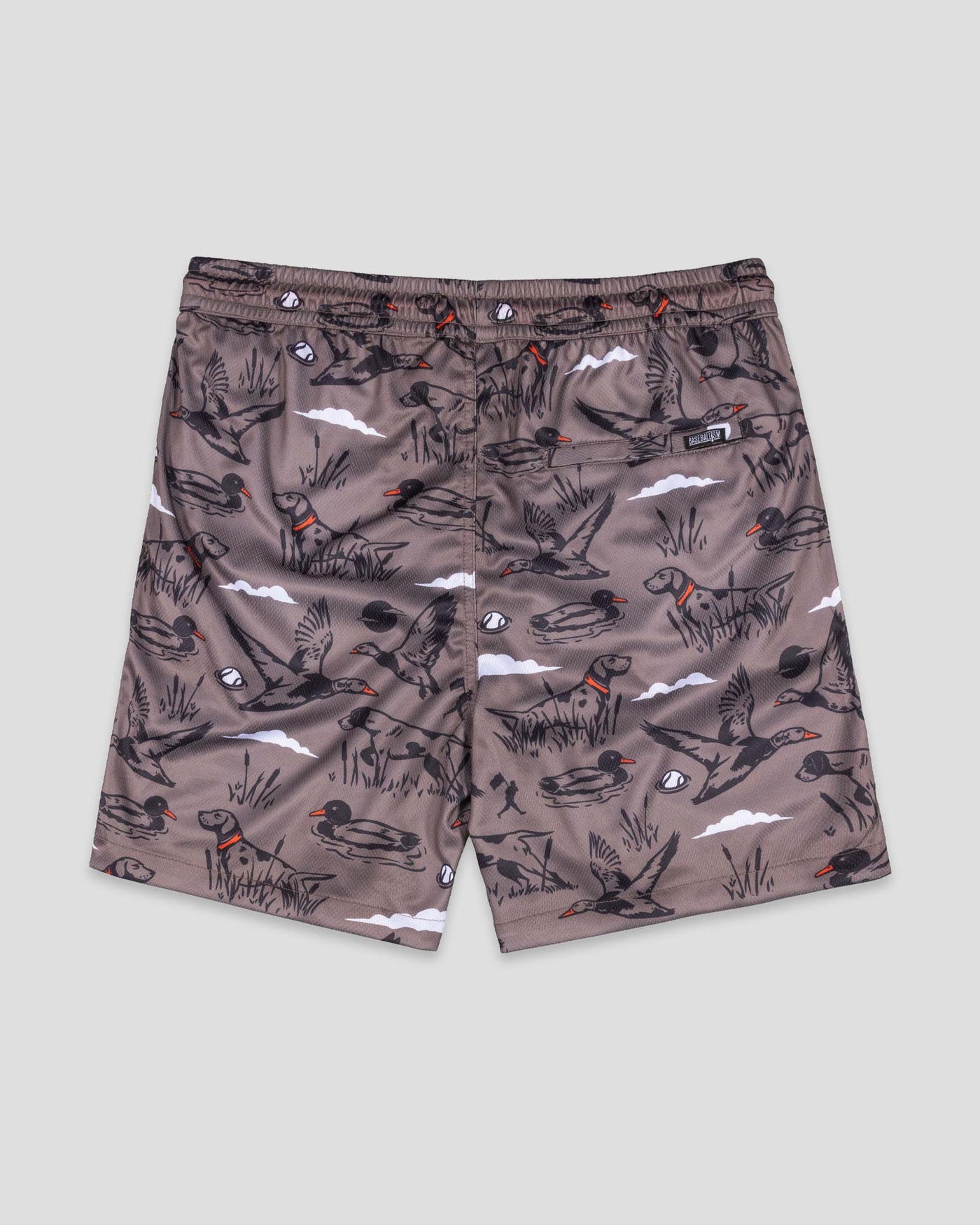 Hardball Hunter Diamond Air Mesh Shorts - Brown - Baseballism Online