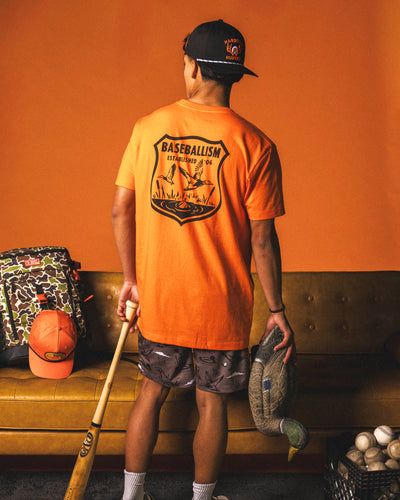 Hardball Hunter Hunting Badge T-Shirt - Blaze Orange