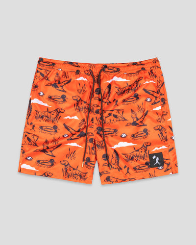 Hardball Hunter Diamond Air Mesh Shorts - Orange - Baseballism Online