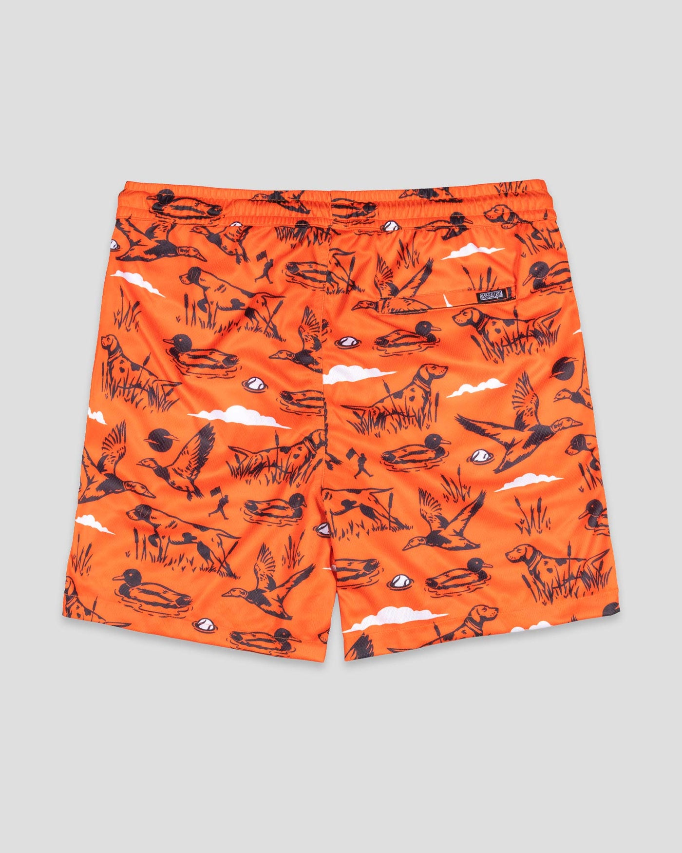 Hardball Hunter Diamond Air Mesh Shorts - Orange - Baseballism Online