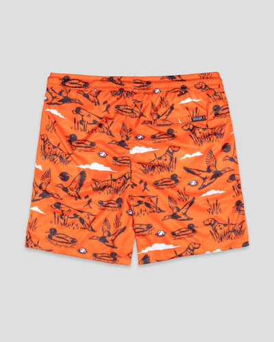 Hardball Hunter Diamond Air Mesh Shorts - Orange - Baseballism Online
