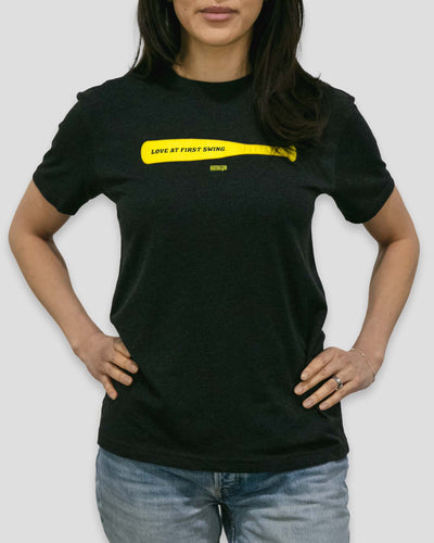 Amor al primer swing - Camiseta de calentamiento para mujer 