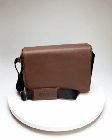 Mathewson Glove Leather Messenger Bag - Pine Tar Brown - Baseballism Online