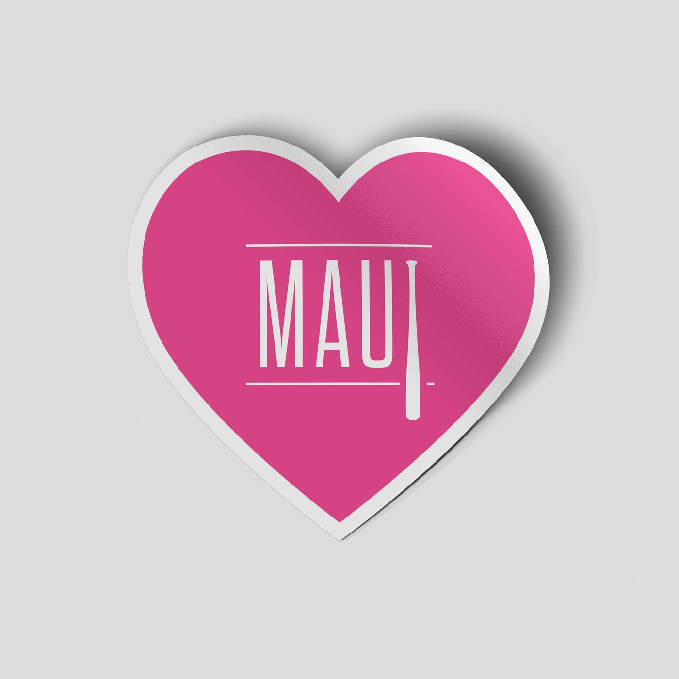 Maui Heart Sticker
