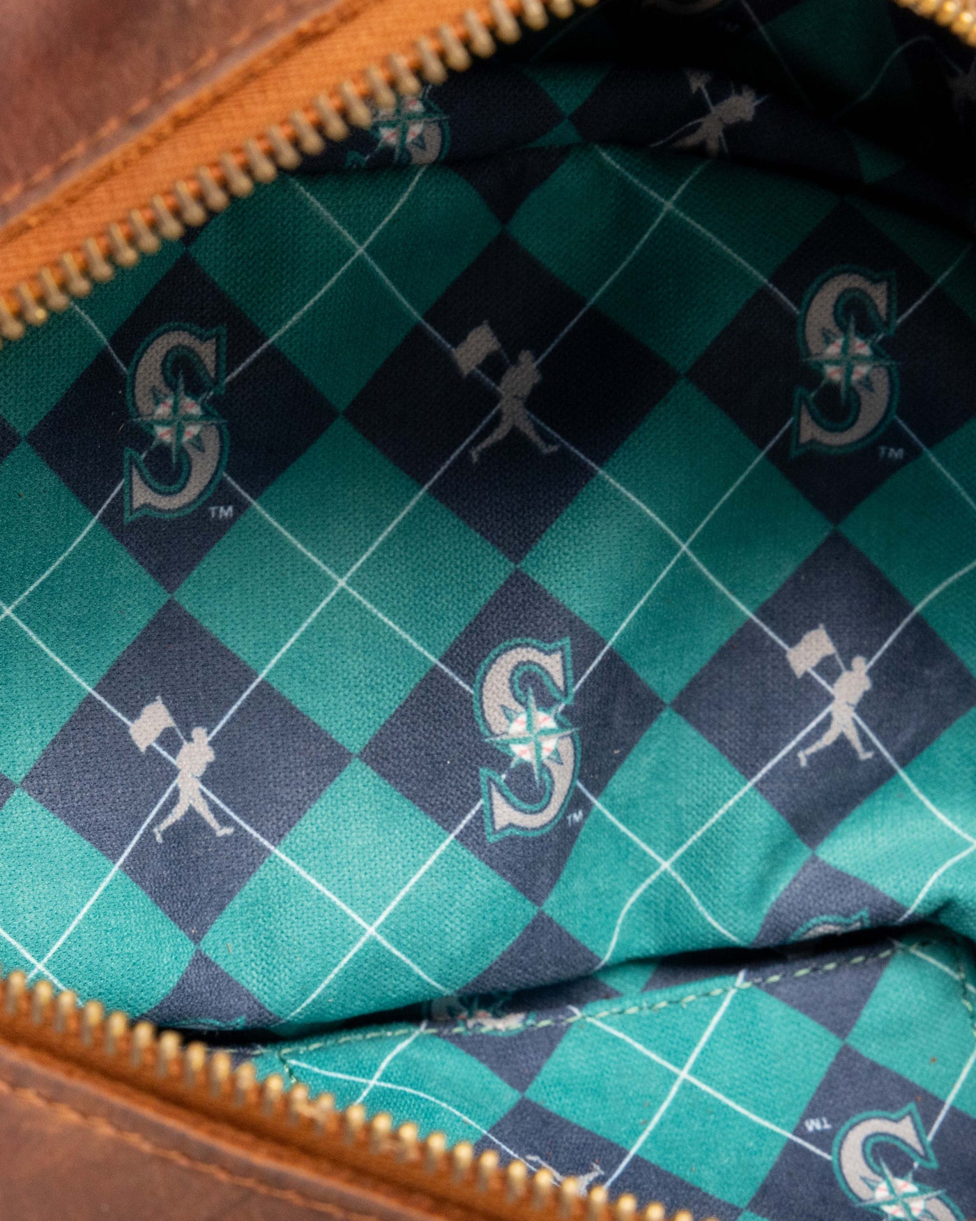 Glove Leather Toiletry Bat Bag - Seattle Mariners - Baseballism Online