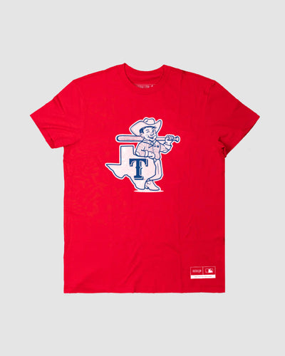 Camiseta de calentamiento para mujer Texas Proud (roja) - Texas Rangers - PRE-ORDEN - FECHA DE ENVÍO 3/11/24 