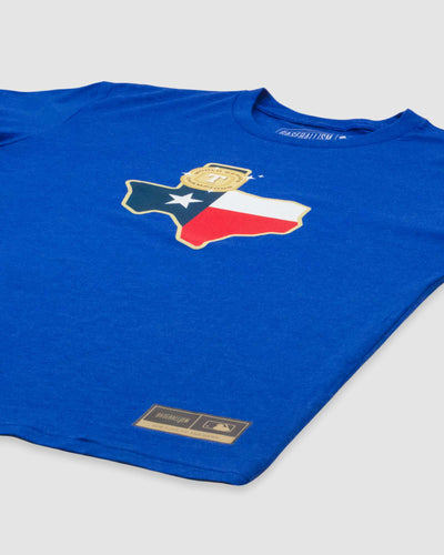 Camiseta de calentamiento para mujer Ring Ceremony - Texas Rangers 