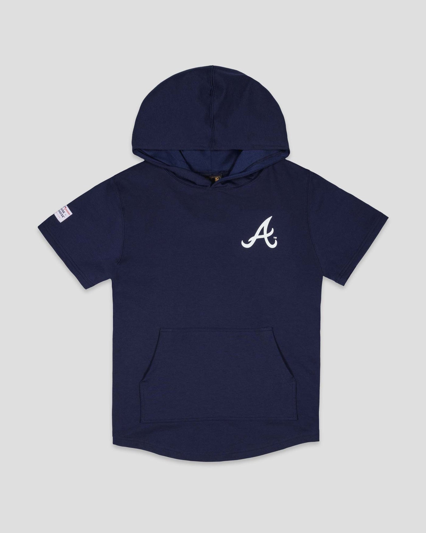Short Sleeve Hoodie Youth - Atlanta Braves
