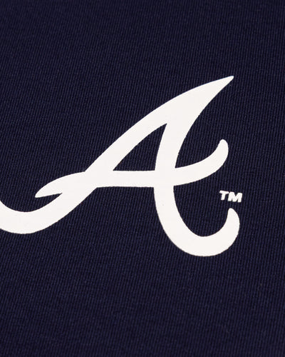 Short Sleeve Hoodie Youth - Atlanta Braves