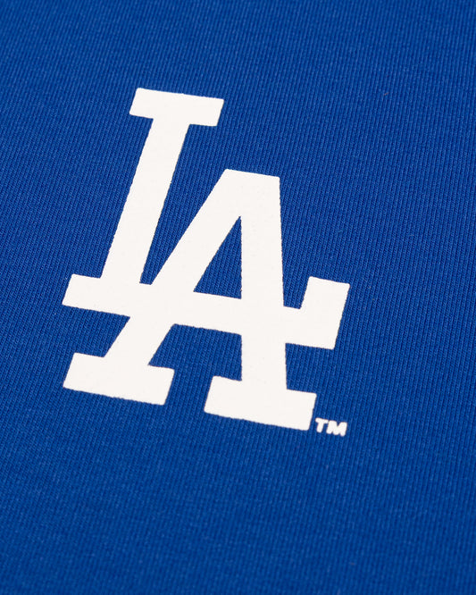 Short Sleeve Youth Hoodie - Los Angeles Dodgers - Baseballism Online