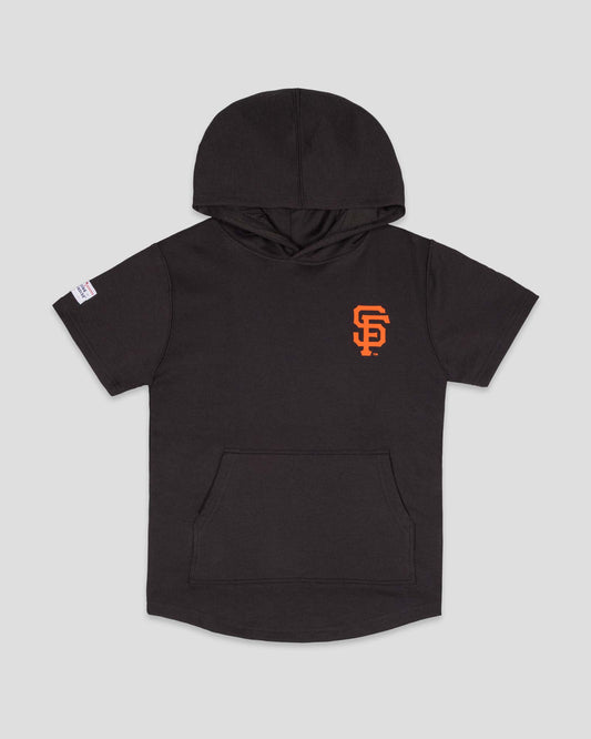 Short Sleeve Youth Hoodie - San Francisco Giants - Baseballism Online