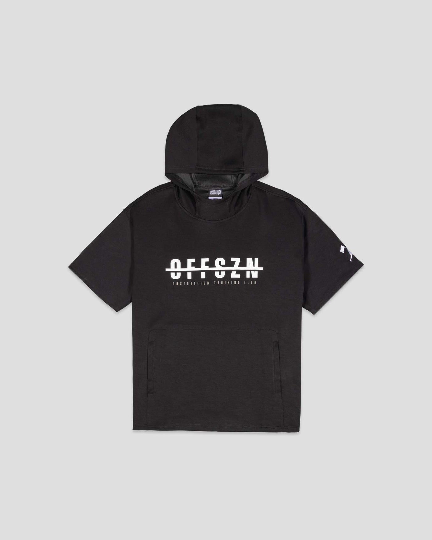 No Off SZN AeroFleece Short Sleeve Hoodie (Black) - Youth