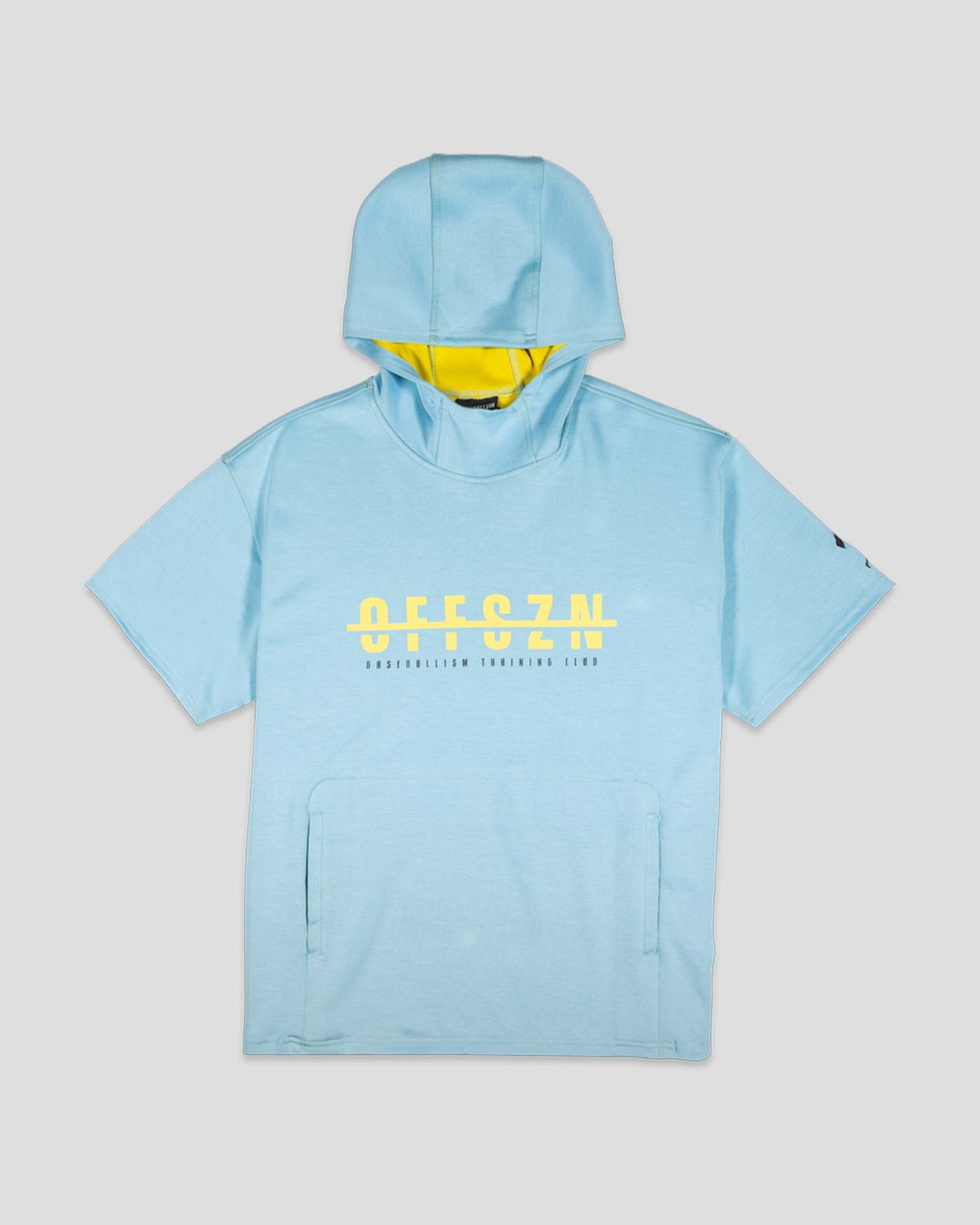 No Off SZN AeroFleece Short Sleeve Hoodie - Electric Blue