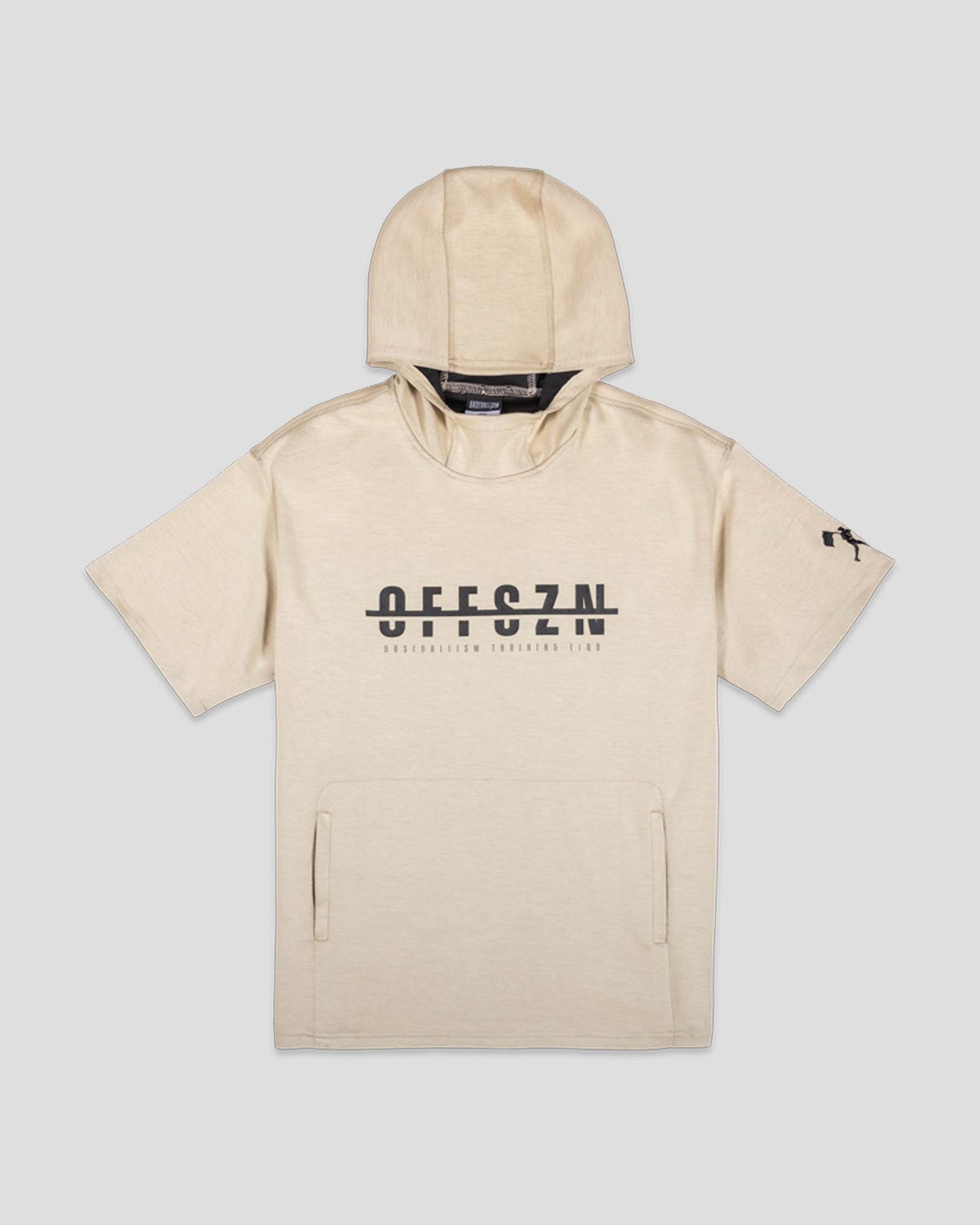No Off SZN AeroFleece Short Sleeve Hoodie - Ecru