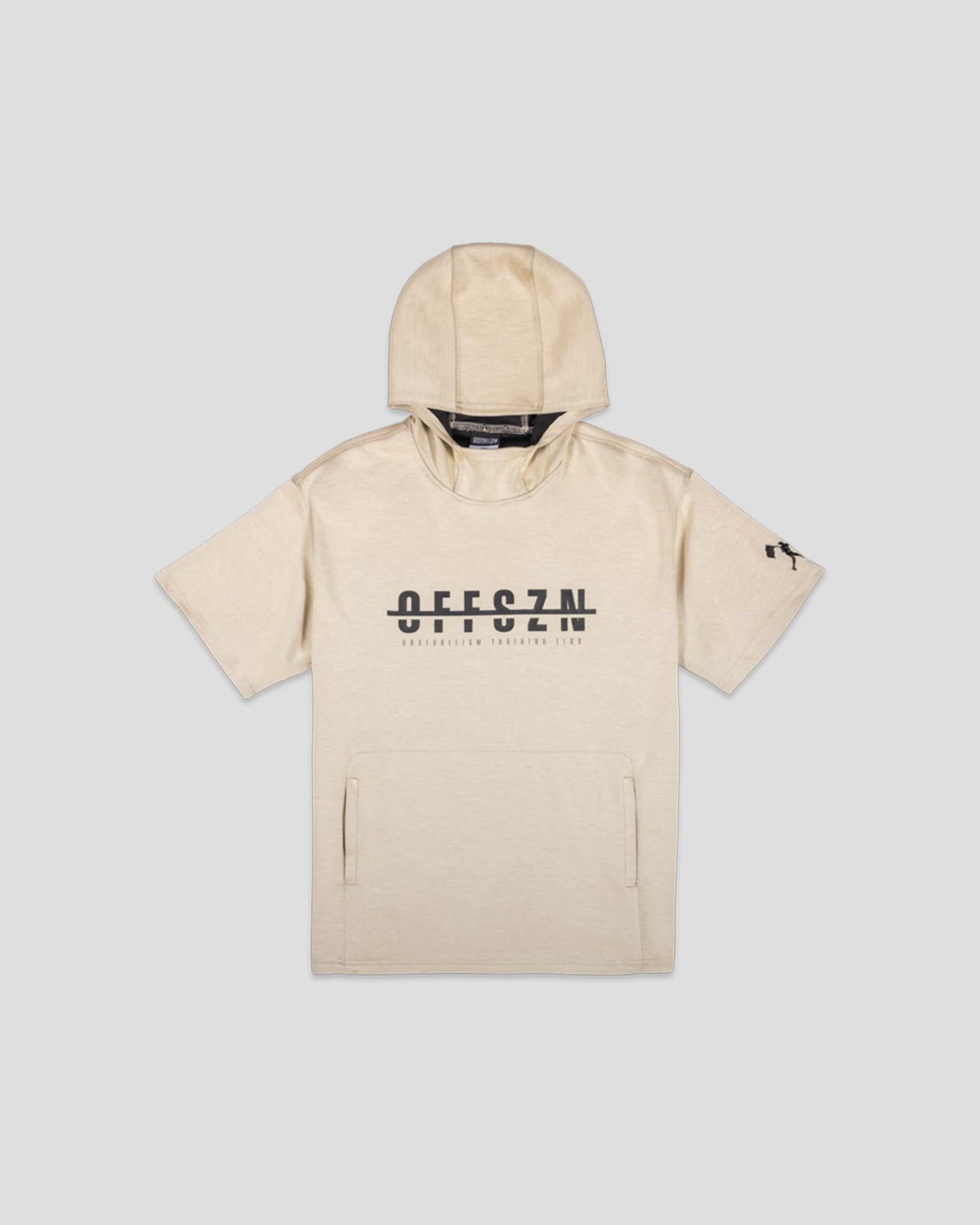 No Off SZN AeroFleece Short Sleeve Hoodie (Ecru) - Youth