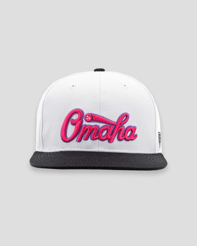 Omaha Script Cap (Pink/White)