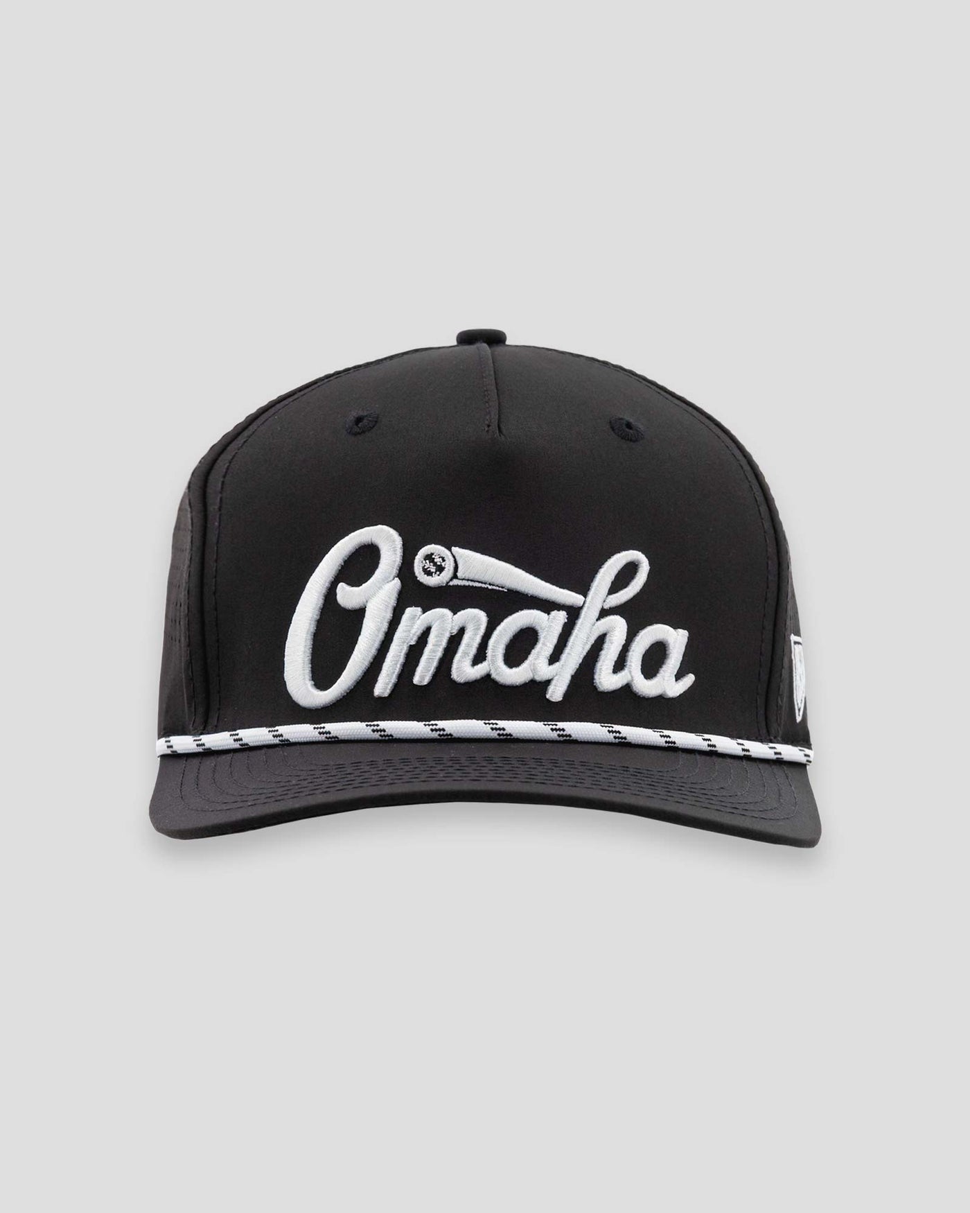 Omaha Script Rope Cap