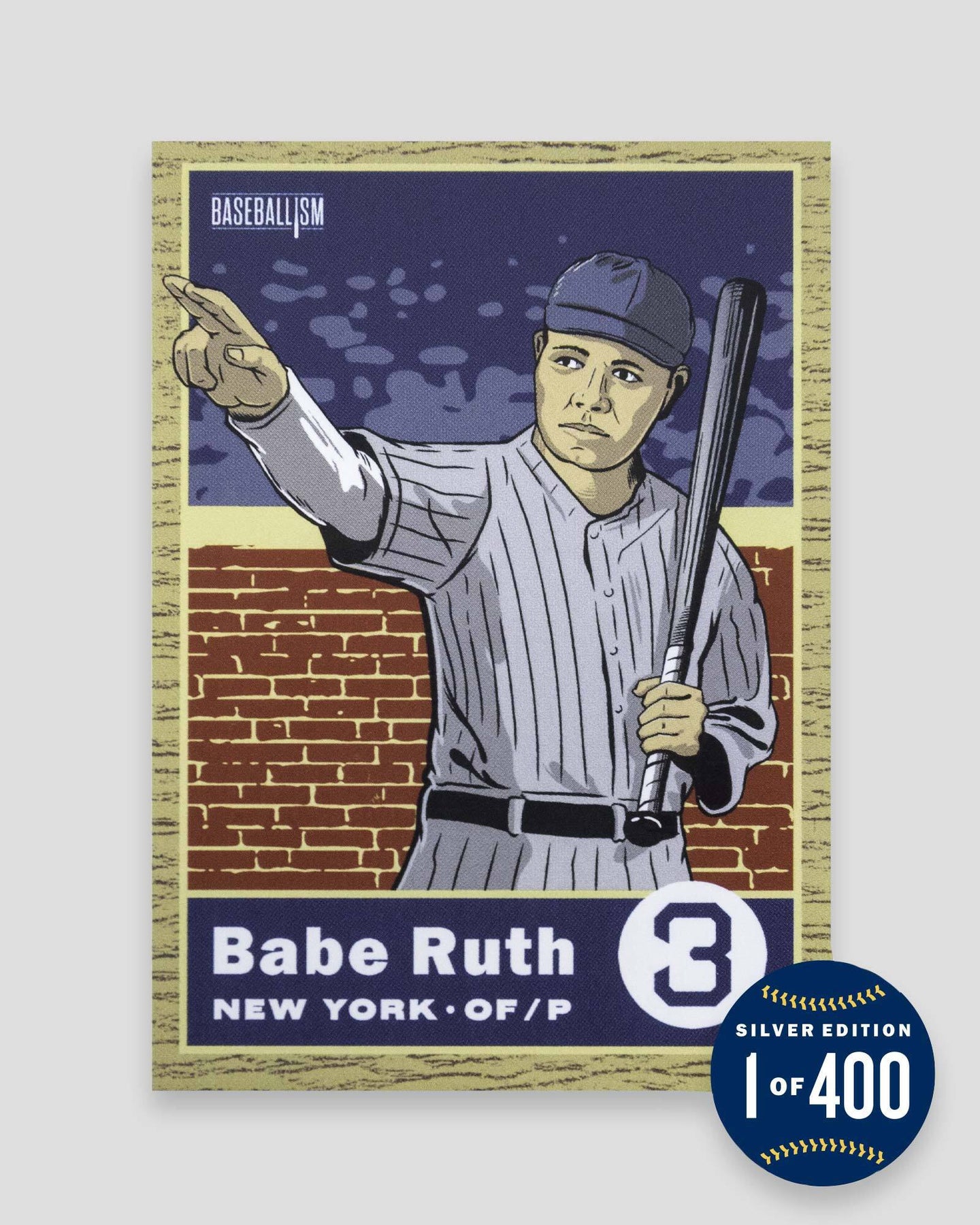 Babe Ruth Collectible Card | Baseballism Online